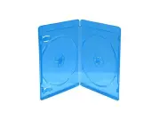Blu-Ray-Hülle für 2 Disks - 7mm SLIM - blau